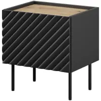 Éjjeliszekrény Onda Fekete - 2db,