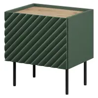 Éjjeliszekrény Onda Green/Artisan- 2db,