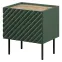 Éjjeliszekrény Onda Green/Artisan- 2db,