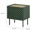 Éjjeliszekrény Onda Green/Artisan- 2db,,2