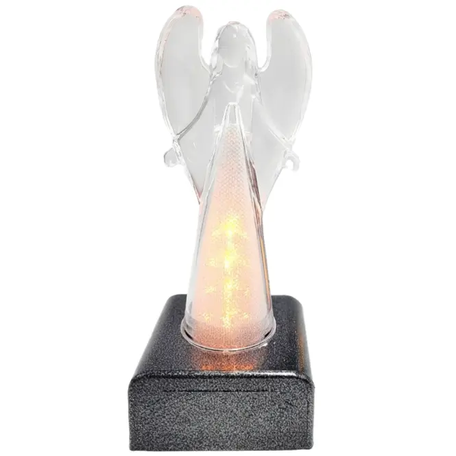 Mécses Led Angyal lánghatás (2XR6) H15.5