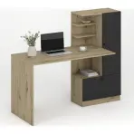 Íróasztal Hobas Tölgy Artisan/Fekete