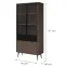 Vitrin Marley 2 Baltic Storm/Fekete,2