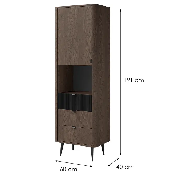 Vitrin Marley 4 Baltic Storm/Fekete