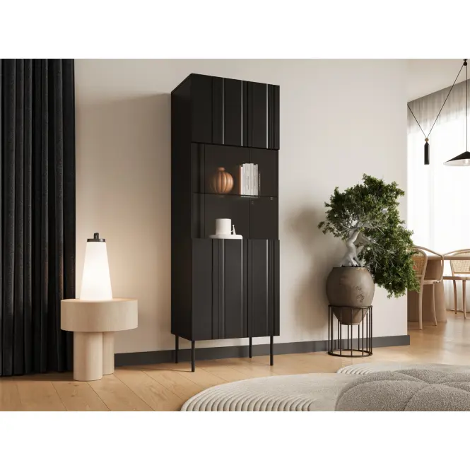 Vitrin Isla 60 Fekete,2