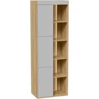 Vitrin Fiore 60 3d Tölgy Tajga/ Szürke