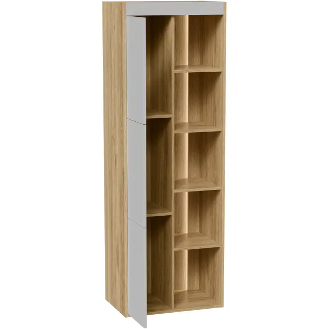 Vitrin Fiore 60 3d Tölgy Tajga/ Szürke,2