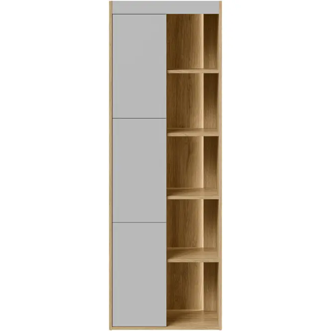 Vitrin Fiore 60 3d Tölgy Tajga/ Szürke