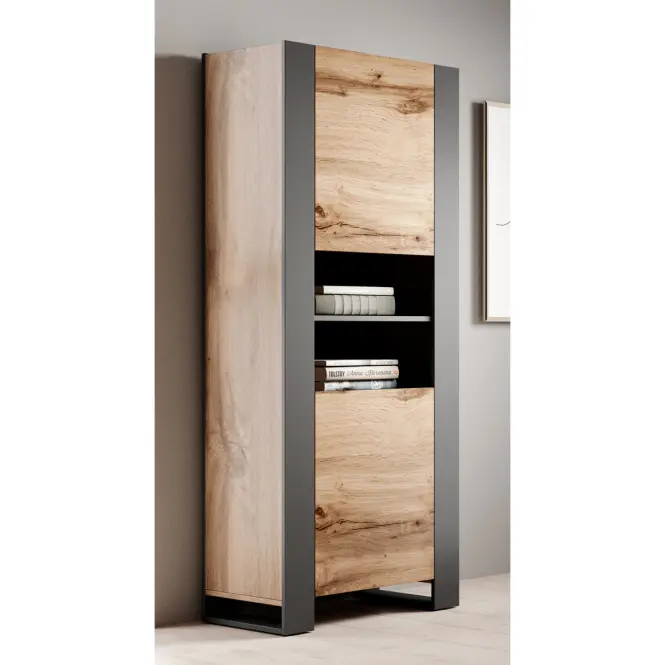 Vitrin Wood Ii Wotan/ Antracit,3