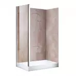 Zuhanyfal Sigma 90x195 tiszta-króm