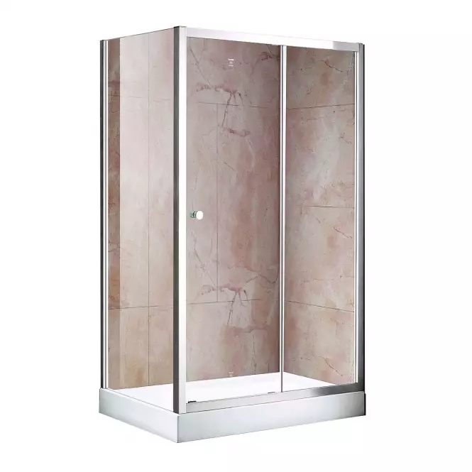 Zuhanyfal Sigma 90x195 tiszta-króm,3