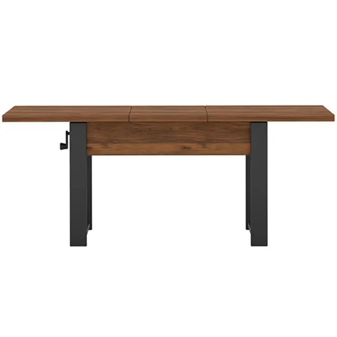 Asztal, felhúzható Hugo Dió Warmia/Fekete