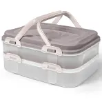 Piknikdoboz betéttel 2x7 l 9470 40X30XH18