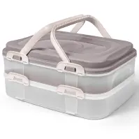 Piknikdoboz betéttel 2x7 l 9470 40X30XH18