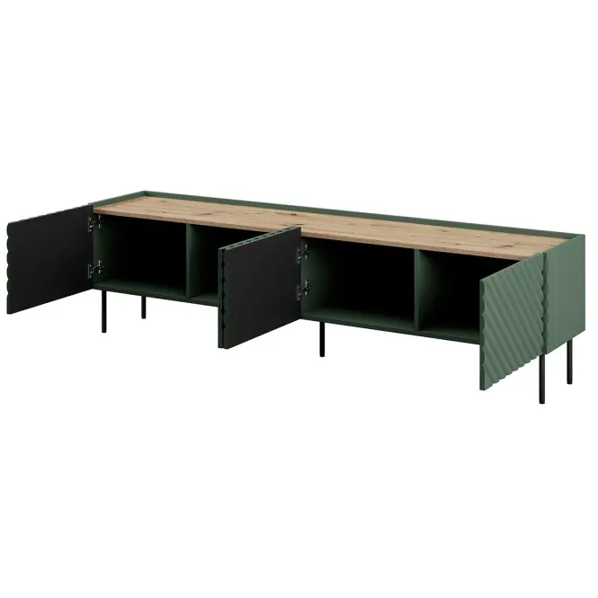 Szafka RTV Onda 4d Green/Artisan,3