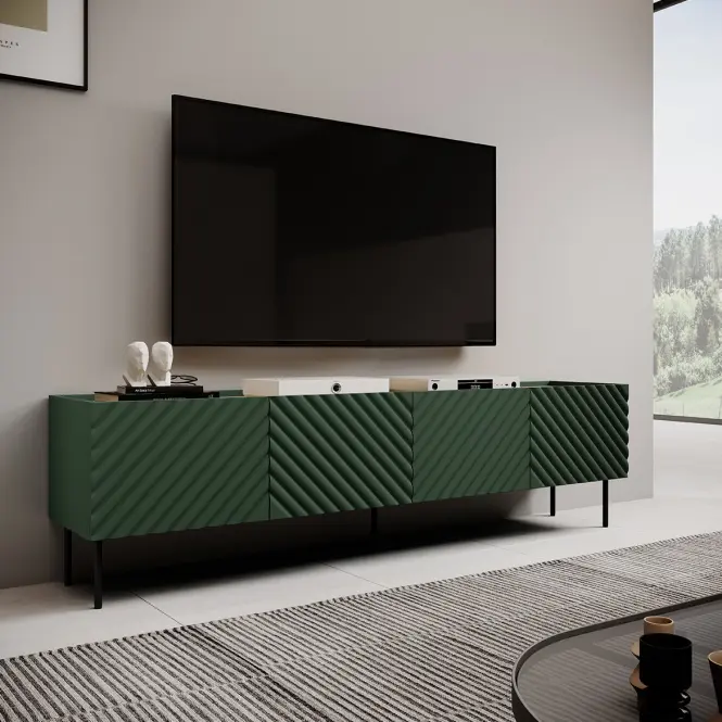 Szafka RTV Onda 4d Green/Artisan,4