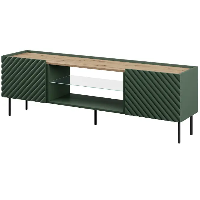 Szafka RTV Onda Ef Green/Artisan