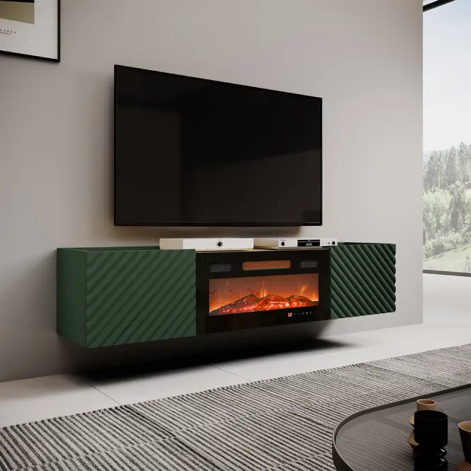 Szafka RTV Onda Ef Green/Artisan