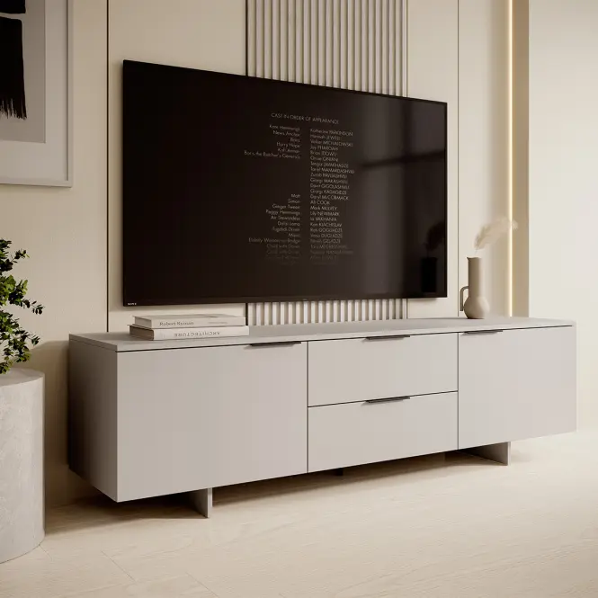 Szafka RTV Alma 2d2s Béžová,4