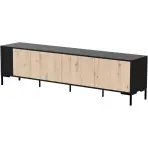 Szafka RTV Merci 200 Tölgy Artisan / Fekete