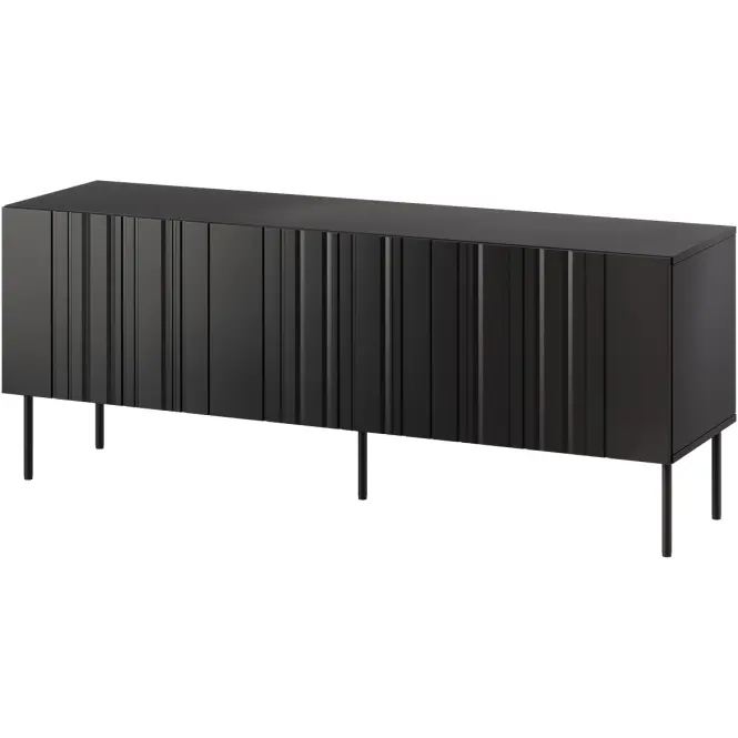 Szafka RTV Isla 150 3d Fekete