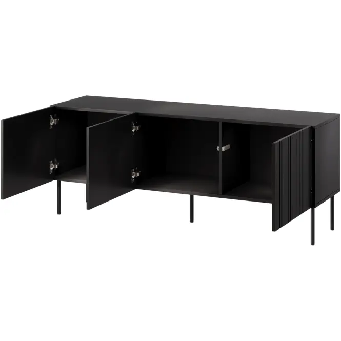 Szafka RTV Isla 150 3d Fekete