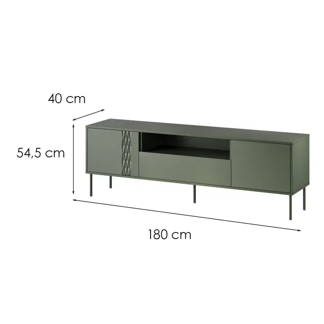 Szafka RTV Tresse 180 Ef Zöld