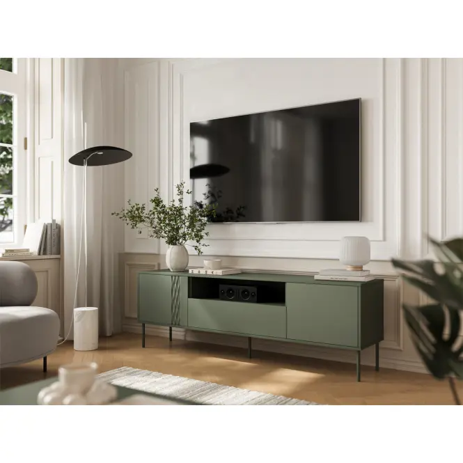 Szafka RTV Tresse 180 Ef Zöld,6