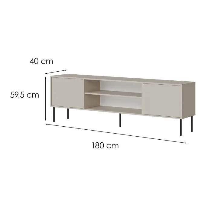 Szafka RTV Domi - Ef 180 2d Kasmír,2