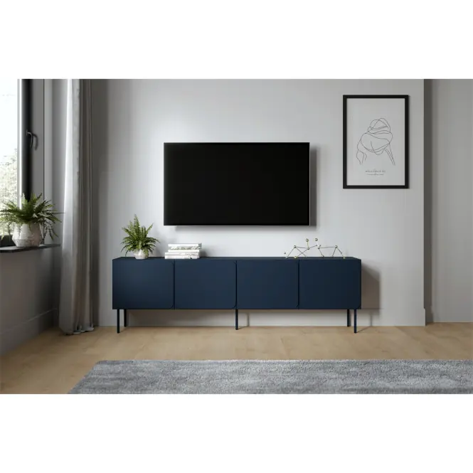 Szafka RTV Rafael 200 4d Indigo (GRÁNÁT)