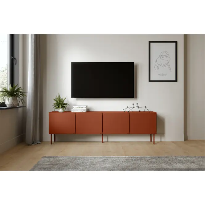 Szafka RTV Rafael 200 4d Brick Red