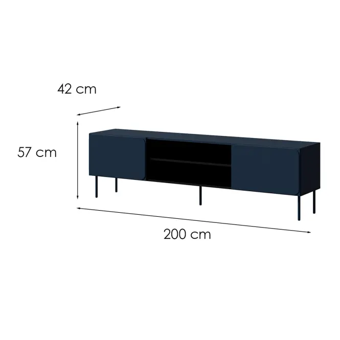 Szafka RTV Rafael Ef 200 Indigo (GRÁNÁT)