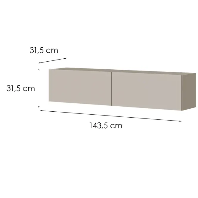 Szafka RTV Govi 140 Kasmír Led
