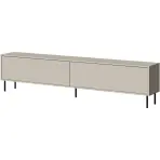 Szafka RTV Masha 200 Kszmir+ Láb Fekete 14cm