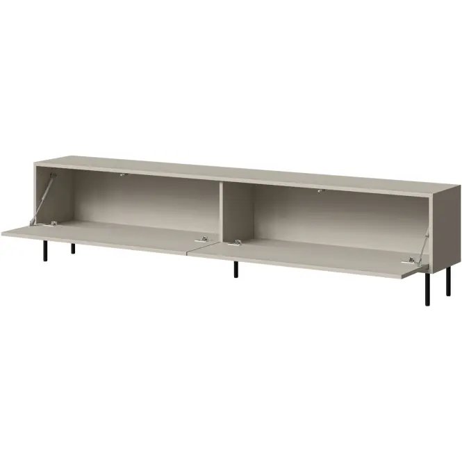 Szafka RTV Masha 200 Kszmir+ Láb Fekete 14cm