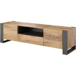 Szafka RTV Wood Ii Tölgy Wotan + Antracit