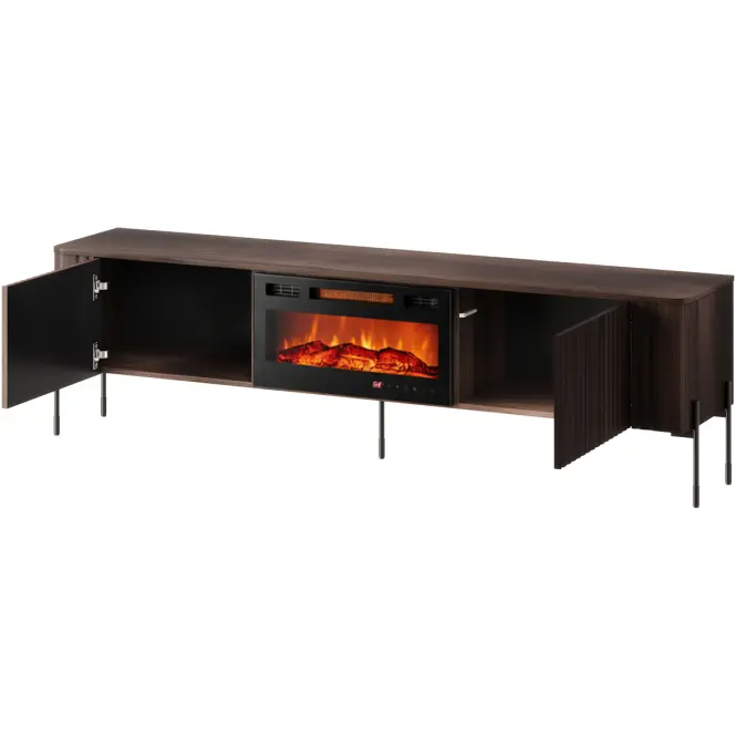 Szafka RTV Vera 190 Tölgy Barokk Ristretto Kandallóval 800040