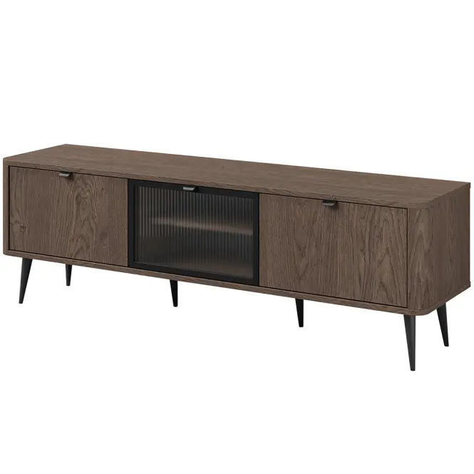 Szafka RTV 160 Marly 12 Baltic Storm/Fekete