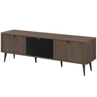 Szafka RTV 160 Marly 13 Baltic Storm/Fekete