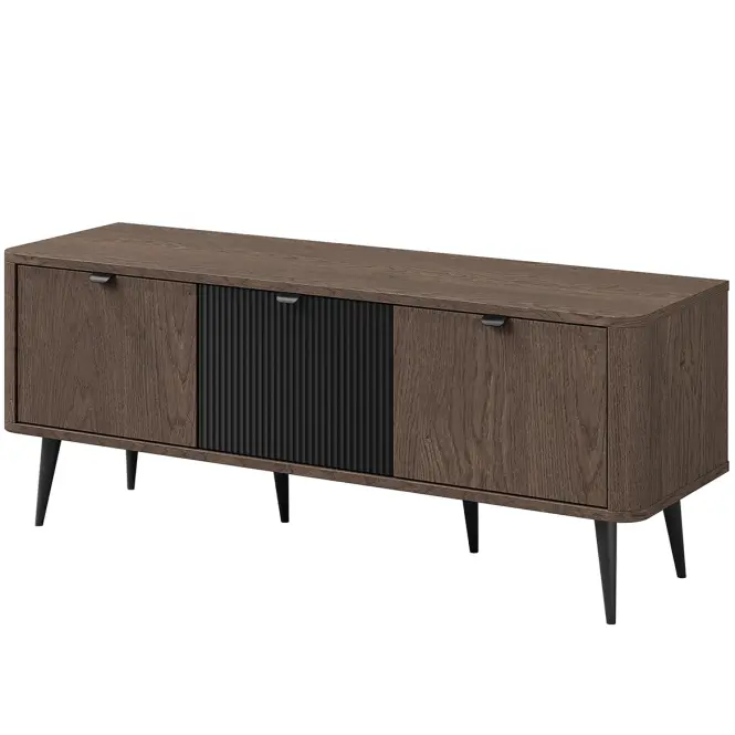 Szafka RTV 130 Marly 14 Baltic Storm/Fekete