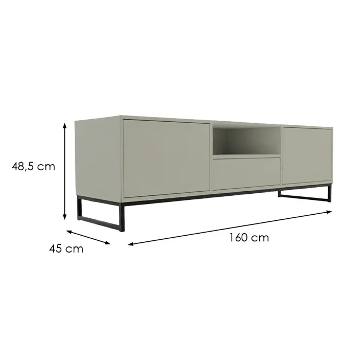 Szafka RTV Genua D-Lux Eucalyptus,2