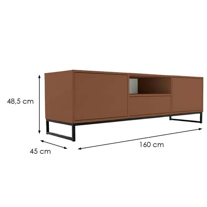 Szafka RTV Genua D-Lux Terracota,2