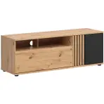 Szafka RTV Vabres Artisan/Fekete  1d1s