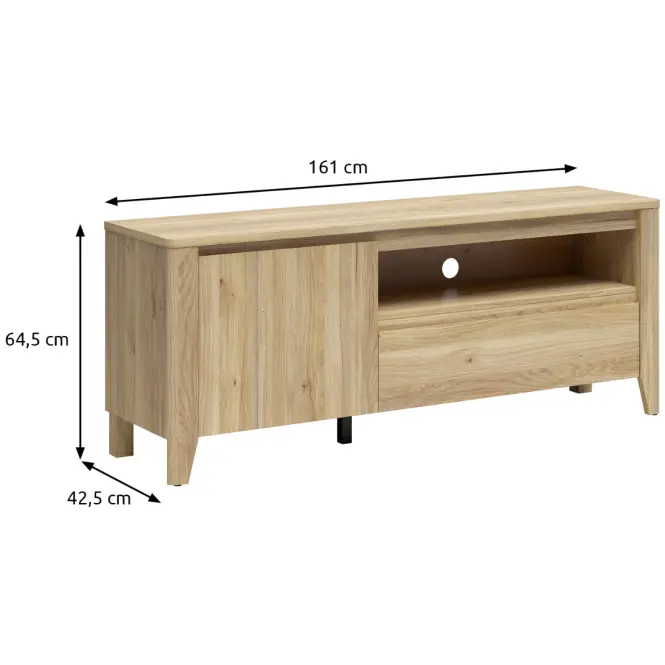 Szafka RTV Sawira Il Tölgy Mauvella 1d1s,2