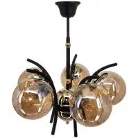Lámpa KALIPSO 3021/Z-A-5 Black LW5