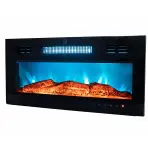 Kominek Elektryczny Ef-800040 Rgb - Mały - Drewno – Czarny