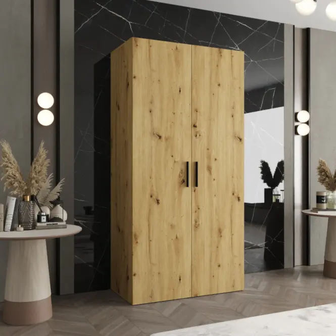 Szekrény Bari 1 100 artisan/fekete,5
