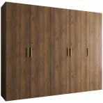 Szekrény Bari 1 250 dió/aranysárga