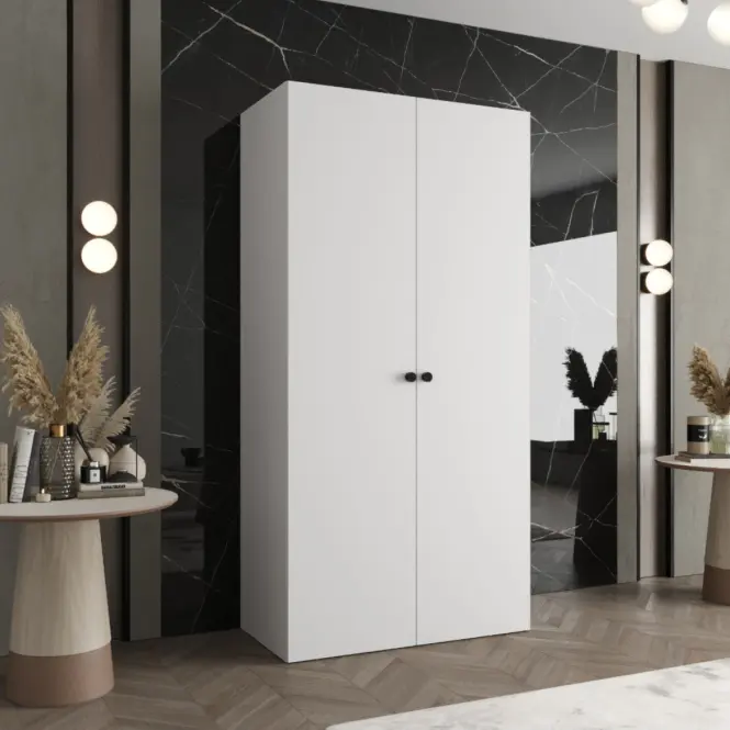 Szekrény Parma 1 100 fehér/fekete