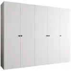 Szekrény Parma 1 250 fehér/fekete
